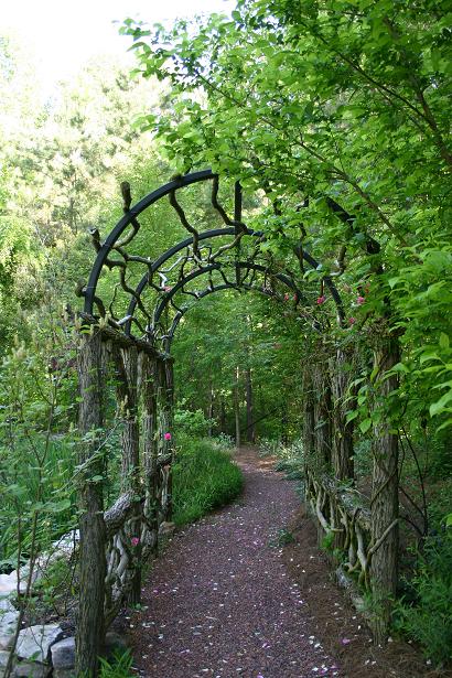 garden arbors can be as unique as the garden or